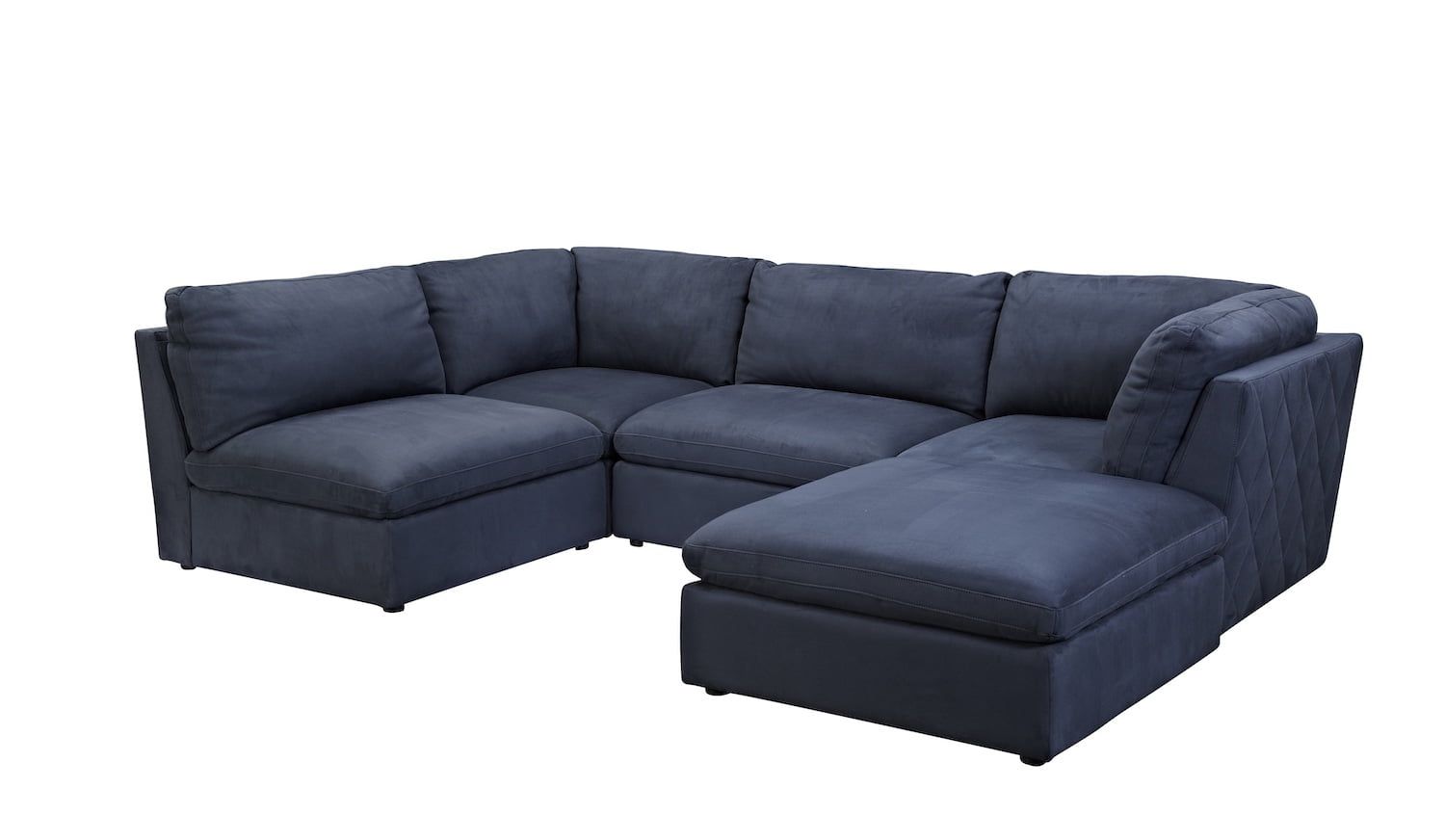 Modern Lounge with Ottoman by Vivin Furnishings in Sydney